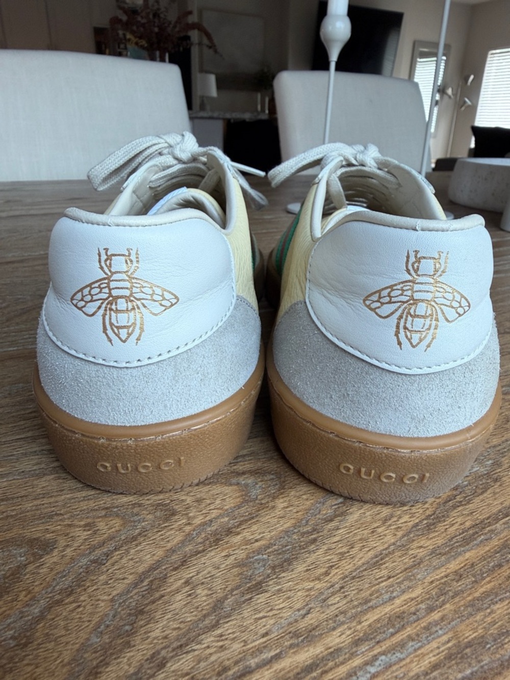 Gucci G74 Web Low ‘Oatmeal’ Sneakers - Picture 4 of 9